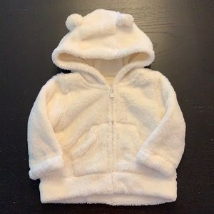 Baby GAP plush sweater jacket